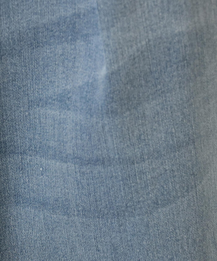 ストレッチデニムワイドテーパードパンツ