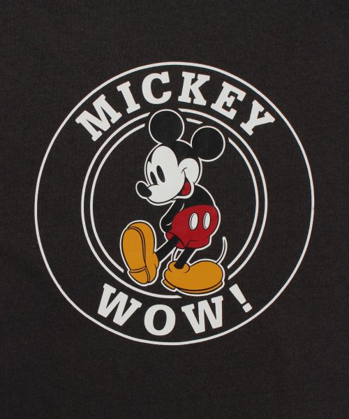 DISNEY(DISNEY)/【DISNEY/ディズニー】Mickey Mouse プリント7分袖Tシャツ/img01