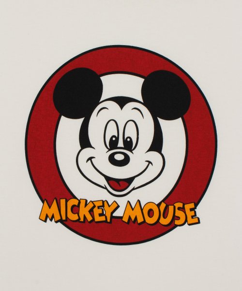 DISNEY(DISNEY)/【DISNEY/ディズニー】Mickey Mouse プリント7分袖Tシャツ/img02