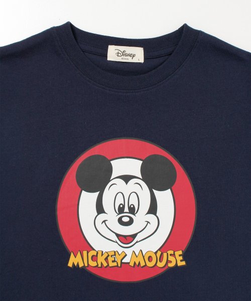 DISNEY(DISNEY)/【DISNEY/ディズニー】Mickey Mouse プリント7分袖Tシャツ/img03