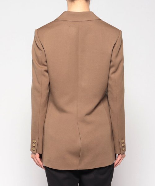 【LOULOU WILLOUGHBY】ギャバジンテーラードジャケット LOULOU WILLOUGHBY WILLOUGHBY店舗とオンラインショップ限定販売になります フィッティングモデル 詳細画像 172cm B82 W66 H92　着用サイズ：02