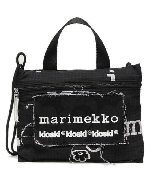 Marimekko(マリメッコ)/マリメッコ ショルダーバッグ ハンドバッグ ファニー ロゴ ブラック レディース MARIMEKKO 092210 992/img05