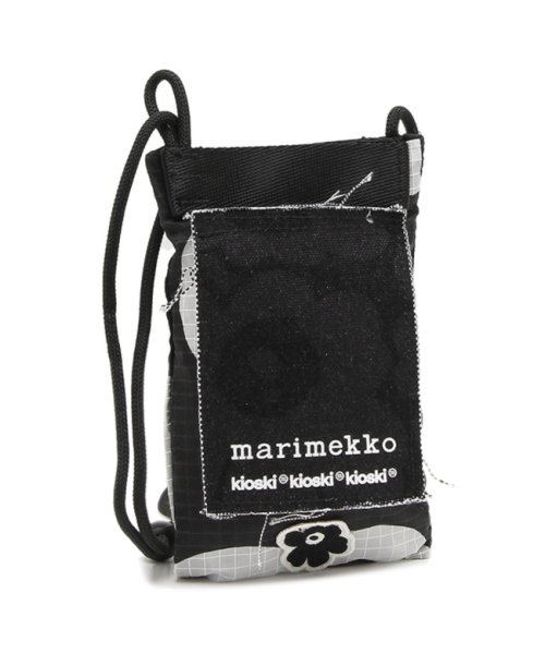 Marimekko(マリメッコ)/マリメッコ ショルダーバッグ ファニー ロゴ ブラック レディース MARIMEKKO 092211 992/img01
