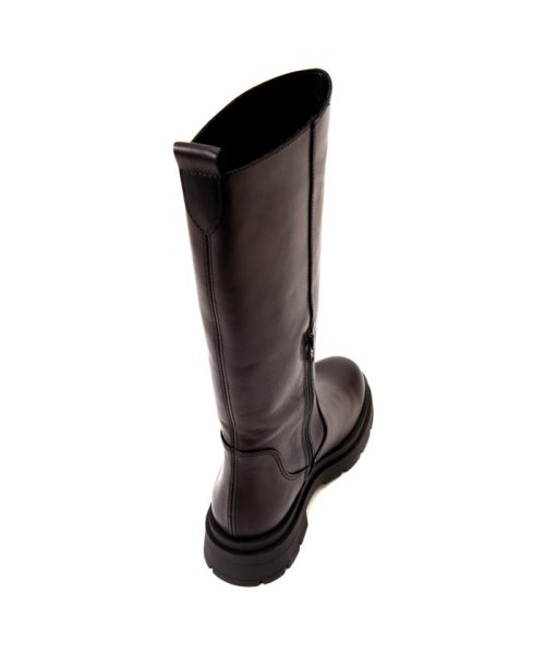 ボリュームソールロングブーツ 