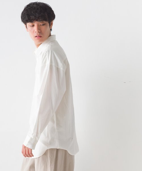 OMNES(オムネス)/【OMNES】メンズ 製品洗いコットンブロード レギュラーカラー 長袖シャツ/img02