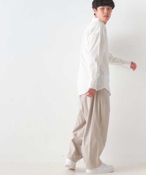 OMNES(オムネス)/【OMNES】メンズ 製品洗いコットンブロード レギュラーカラー 長袖シャツ/img05