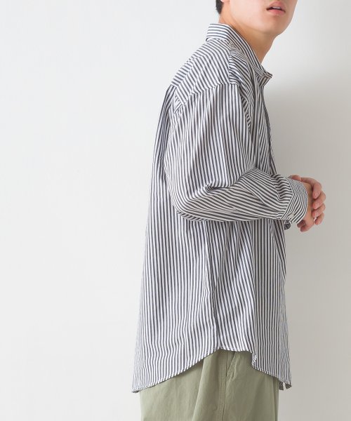 OMNES(オムネス)/【OMNES】メンズ 製品洗いコットンブロード レギュラーカラー 長袖シャツ/img08
