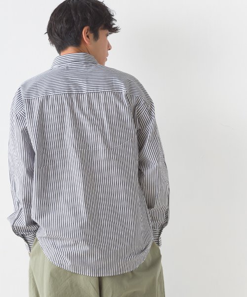 OMNES(オムネス)/【OMNES】メンズ 製品洗いコットンブロード レギュラーカラー 長袖シャツ/img09