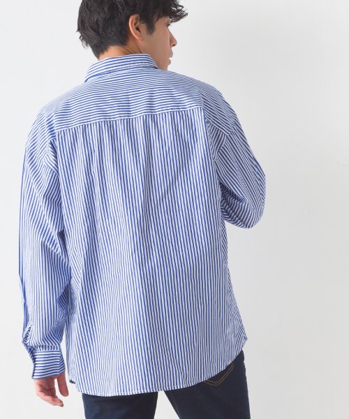 OMNES(オムネス)/【OMNES】メンズ 製品洗いコットンブロード レギュラーカラー 長袖シャツ/img21