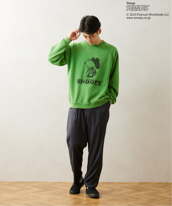 PEANUTS×SPORTS WEAR by relume】別注 クルーネックスウェット