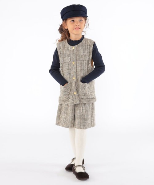 SHIPS KIDS(シップスキッズ)/SHIPS KIDS:100～130cm / ツイード キュロット/img01