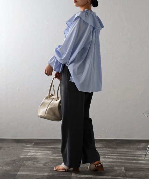 ラッフルカラーブラウス 人気・おすすめ｜使いやすい・旅行におすすめ 品質保証 全国発送 正規品・日本国内発送・安心保証付き