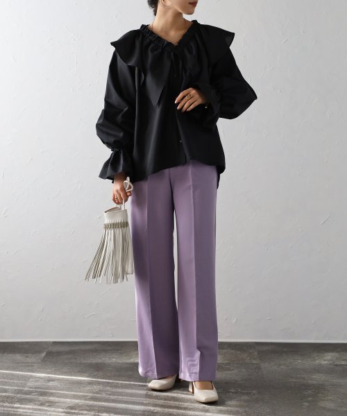 ラッフルカラーブラウス 人気・おすすめ｜使いやすい・旅行におすすめ 品質保証 全国発送 正規品・日本国内発送・安心保証付き