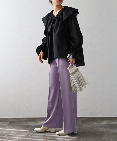 ラッフルカラーブラウス 人気・おすすめ｜使いやすい・旅行におすすめ 品質保証 全国発送 正規品・日本国内発送・安心保証付き