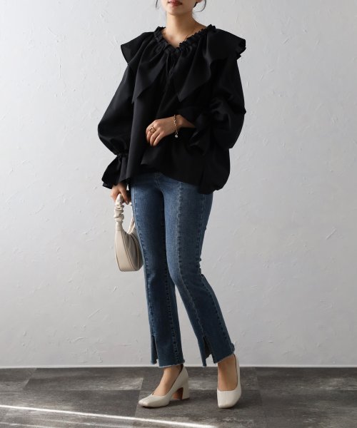 ラッフルカラーブラウス 人気・おすすめ｜使いやすい・旅行におすすめ 品質保証 全国発送 正規品・日本国内発送・安心保証付き