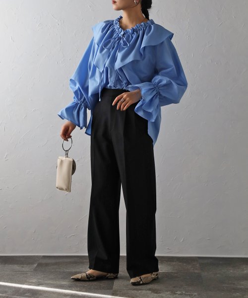 ラッフルカラーブラウス 人気・おすすめ｜使いやすい・旅行におすすめ 品質保証 全国発送 正規品・日本国内発送・安心保証付き