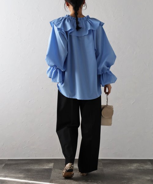 ラッフルカラーブラウス 人気・おすすめ｜使いやすい・旅行におすすめ 品質保証 全国発送 正規品・日本国内発送・安心保証付き