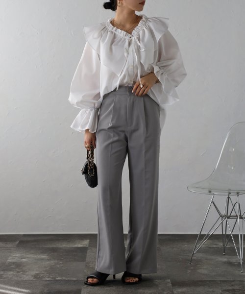 ラッフルカラーブラウス 人気・おすすめ｜使いやすい・旅行におすすめ 品質保証 全国発送 正規品・日本国内発送・安心保証付き