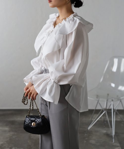 ラッフルカラーブラウス 人気・おすすめ｜使いやすい・旅行におすすめ 品質保証 全国発送 正規品・日本国内発送・安心保証付き