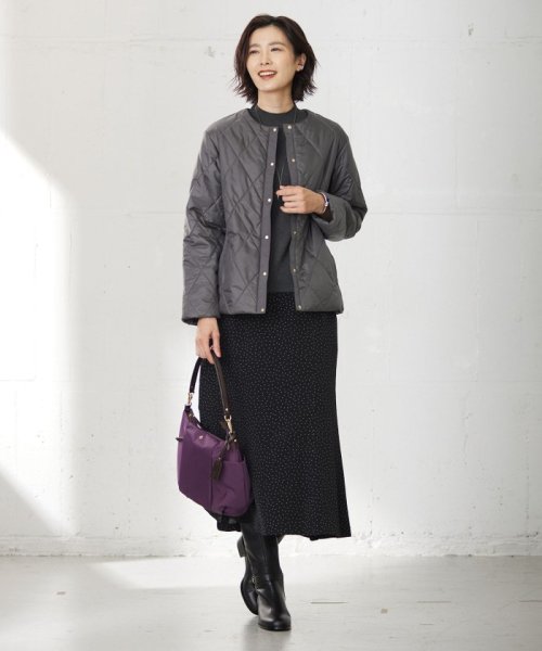 J.PRESS LADIES(J．プレス　レディス)/【WEB限定・洗える】フェミニッシュパウダー dots スカート/img04