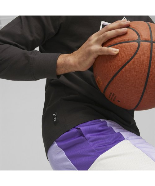 PUMA(プーマ)/メンズ バスケットボール ブループリント グラフィック 長袖 Tシャツ/img02