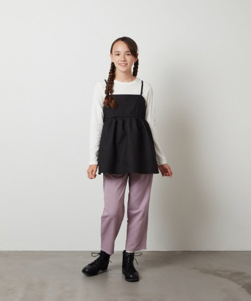 a.v.v(KID'S)(アー・ヴェ・ヴェキッズ)/[100－130]【セットアップ対応】フクレキャミドッキングカットソー/img07