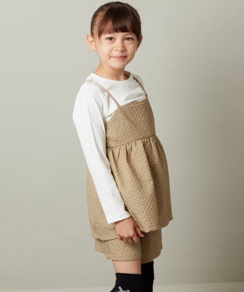 a.v.v(KID'S)(アー・ヴェ・ヴェキッズ)/[140－150]【セットアップ対応】フクレキャミドッキングカットソー/img02