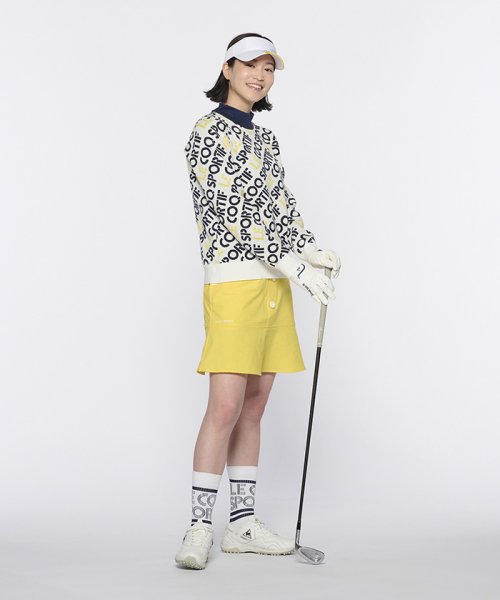 le coq sportif GOLF (ルコックスポルティフ（ゴルフ）)/【池田エライザ着用】マルチカラーロゴセーター/img05