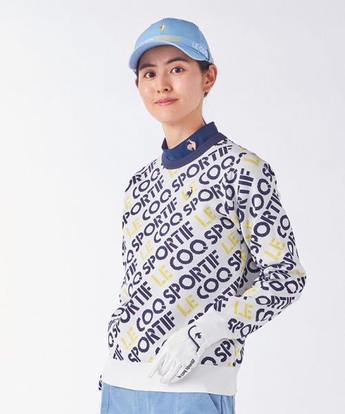 le coq sportif GOLF (ルコックスポルティフ（ゴルフ）)/【池田エライザ着用】マルチカラーロゴセーター/img07