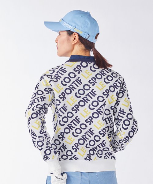 le coq sportif GOLF (ルコックスポルティフ（ゴルフ）)/【池田エライザ着用】マルチカラーロゴセーター/img08