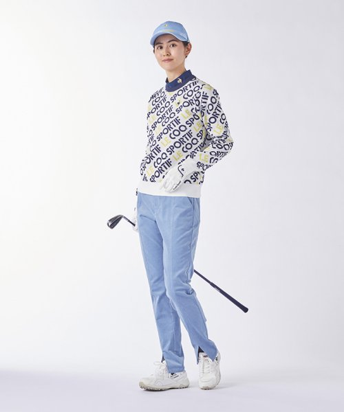 le coq sportif GOLF (ルコックスポルティフ（ゴルフ）)/【池田エライザ着用】マルチカラーロゴセーター/img09