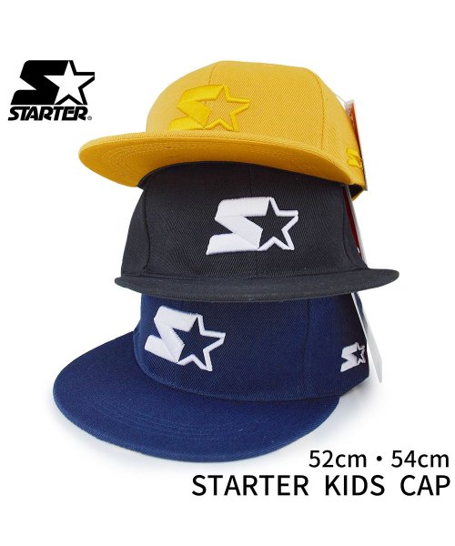 CLARAH　kids(クララキッズ)/STARTER スターター キッズ キャップ 帽子 ストリート ベースボールキャップ ローキャップ フラットキャップ スポーティ /img01