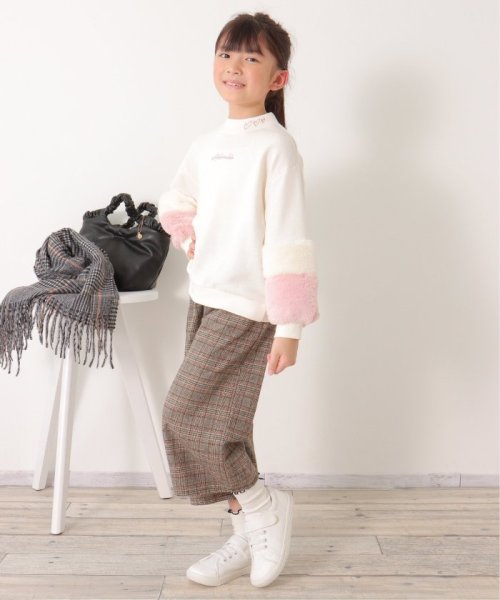 ikka kids(イッカ　キッズ)/袖ファー刺繍裏毛プルオーバー 2 （120〜160cm）/img18