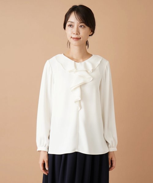 ラッフルフリルブラウス 