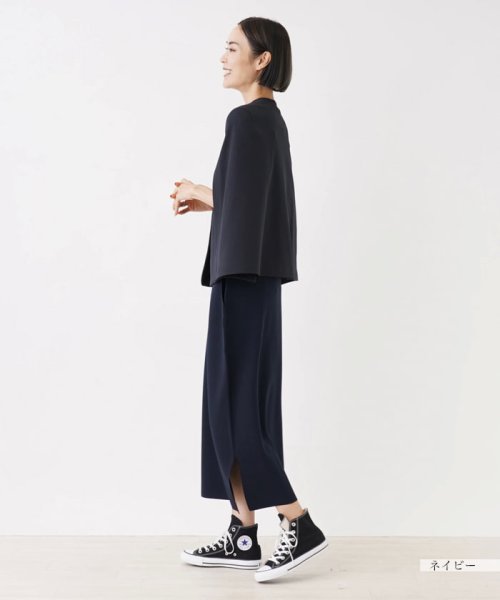 【小林ゆりさん着用】ケープ風ジャケット【NEMIKA×Number】 