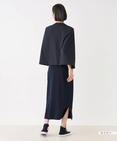 【小林ゆりさん着用】ケープ風ジャケット【NEMIKA×Number】 