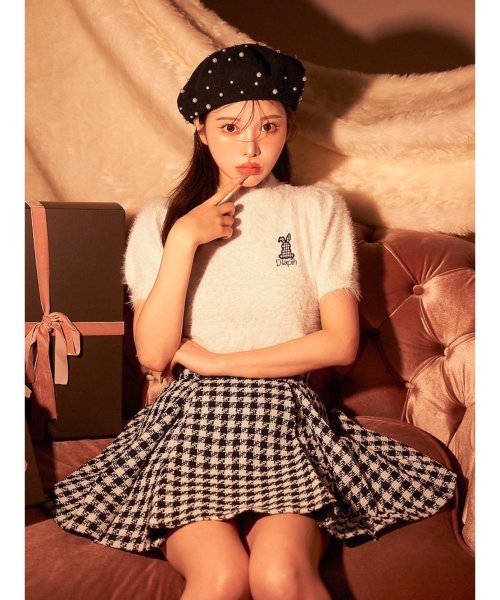 チェックツイードフレアミニスカート(505476313) | Darich(Darich  