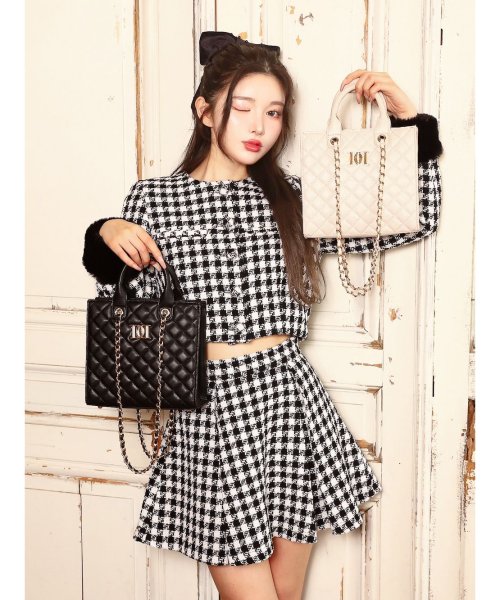 チェックツイードフレアミニスカート(505476313) | Darich(Darich  