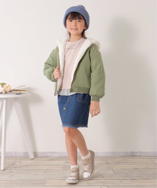 ikka kids(イッカ　キッズ)/リバーシブルボアブルゾン（120〜160cm）/img20