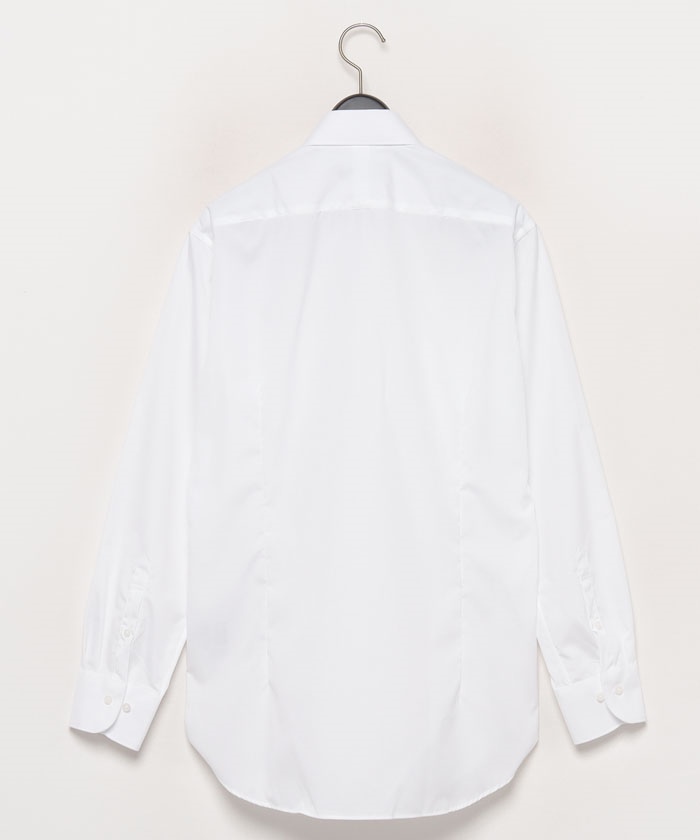 ブロードホワイトドレスシャツ(レギュラーカラー)(505495744 ...