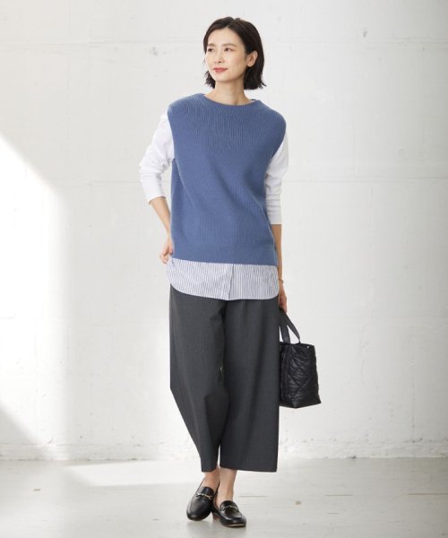 J.PRESS LADIES（LARGE SIZE）(J．プレス　レディス（大きいサイズ）)/【洗える】DRALON MERINO ニット ベスト/img07