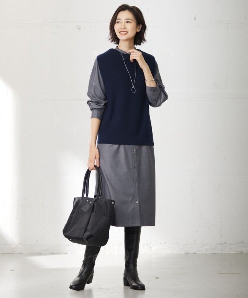 J.PRESS LADIES（LARGE SIZE）(J．プレス　レディス（大きいサイズ）)/【洗える】DRALON MERINO ニット ベスト/img09