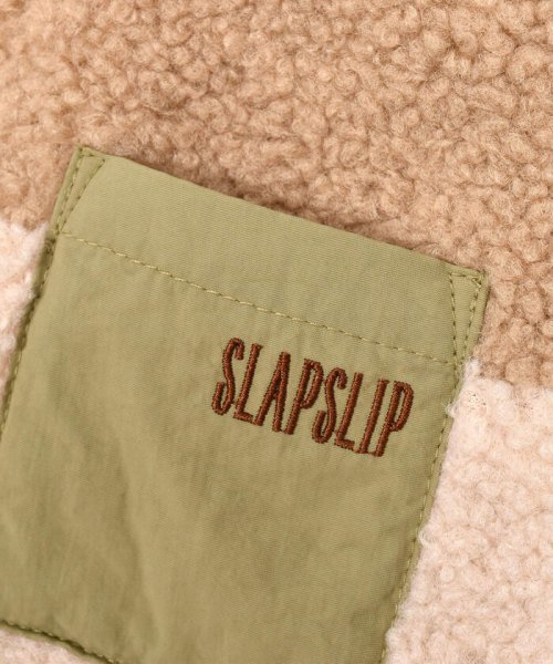 SLAP SLIP(スラップスリップ)/配色切り替えリバーシブルボアベスト(80~130cm)/img17