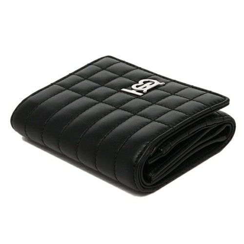 バーバリー 三つ折り財布 ローラ コンパクト財布 ブラック レディース BURBERRY 8064823 A1189 BURBERRY バーバリー 三つ折り財布 ローラ コンパクト財布 ブラック レディース