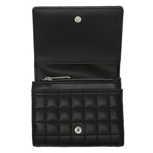 バーバリー 三つ折り財布 ローラ コンパクト財布 ブラック レディース BURBERRY 8064823 A1189 BURBERRY バーバリー 三つ折り財布 ローラ コンパクト財布 ブラック レディース