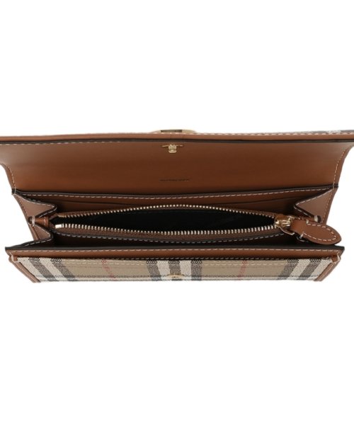 バーバリー 長財布（かぶせ蓋） ベージュ レディース BURBERRY 8070414 A7026 BURBERRY バーバリー 長財布 かぶせ蓋 ベージュ レディース