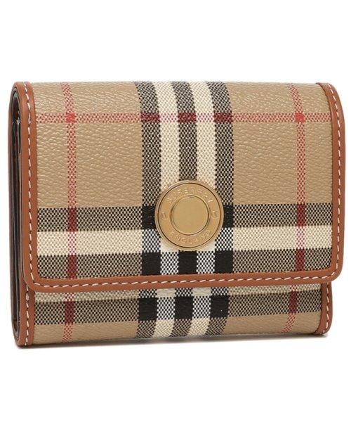 BURBERRY(バーバリー)/バーバリー 三つ折り財布 ランカスター コンパクト財布 ベージュ レディース BURBERRY 8070415 A7026/img01