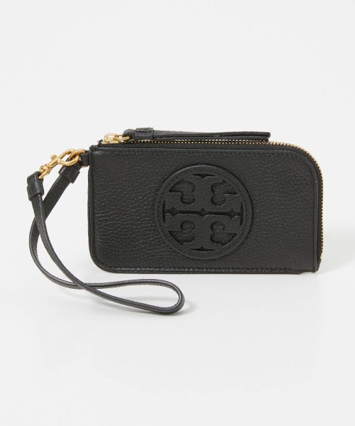 トリーバーチ TORY BURCH 148984 カードケース レディース ミラージップ カードホルダー レザー フラグメントケース ビジネス パスケース ロゴ 5cm また