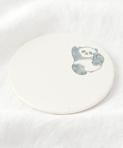 ２１２ＫＩＴＣＨＥＮ　ＳＴＯＲＥ(212キッチンストア)/陶器珪藻土コースター panda ごろごろ/img01