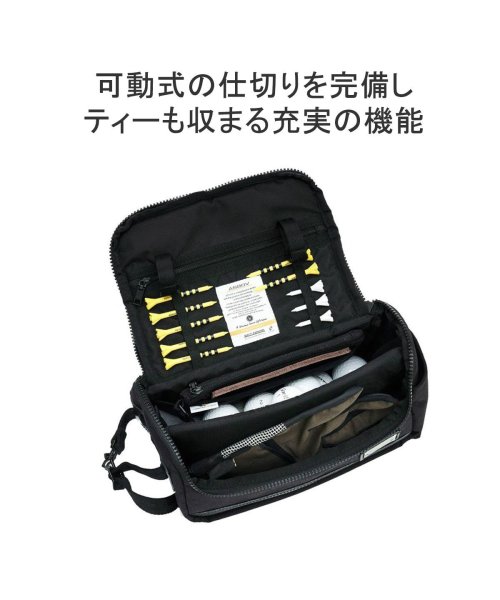 AS2OV GOLF(アッソブ ゴルフ)/日本正規品 アッソブ AS2OV GOLF EXCLUSIVE BALLISTIC NYLON ROUND POUCH GOLF SERIES 152209/img04